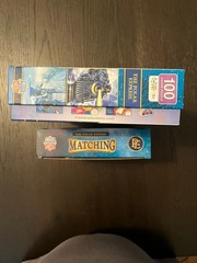 The Polar Express Matching Game by Masterpieces and 100 pc Jigsaw Puzzle