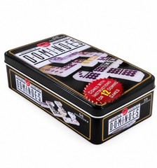 Double Nine 9 Doble Nueve Dominoes Traditional Board Game Color Dots New.