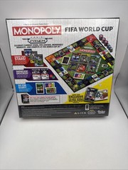 Monopoly Panini Prizm FIFA World Cup Board Game Includes 1 Starter & 2 Prizm Pk