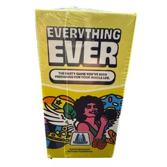 Everything Ever Party Card Game – Complete, 2-10 Players, 20 Minutes, Ages 12+
