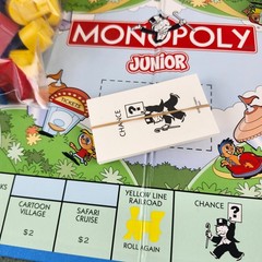 Monopoly Junior COMPLETE Parker Brothers 2005 Kids Childrens Ticket Booth