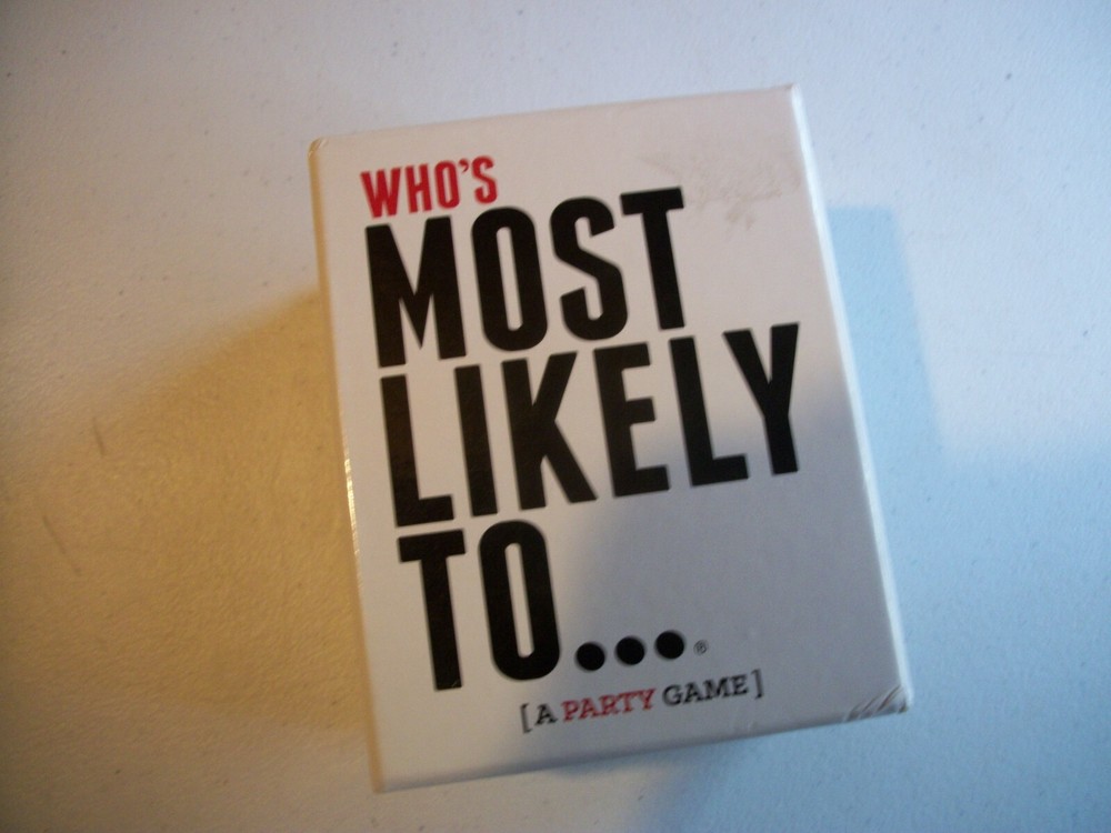 WHO’S MOST LIKELY TO… (A PARTY GAME) FROM 2014 FROM DRUNK STONED STUPID.