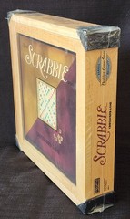 NEW Official SCRABBLE Parker Bros Nostalgia Edition Wooden Box Board Game Sealed