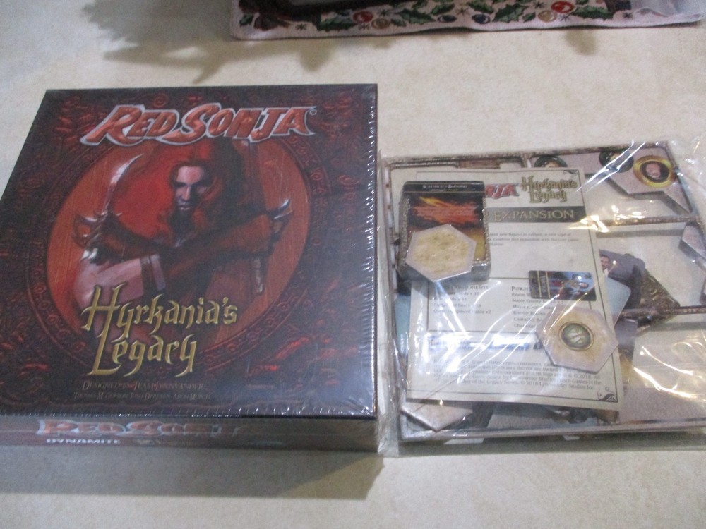 NEW SEALED Red Sonja HYRKANIA’S LEGACY & expansion kit