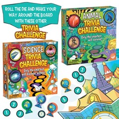 MindWare Geography Trivia Challenge – Board Game for Kids 8-12 and Up – Fun T…