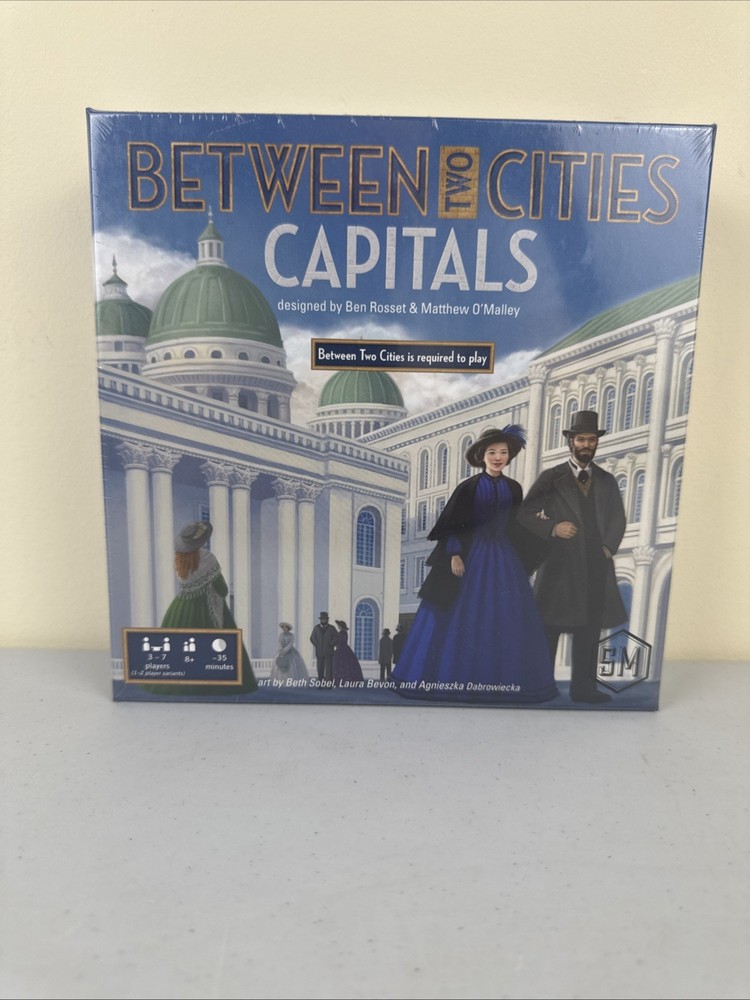Stonemaier Games Between Two Cities: Capitals Expansion Set New Sealed OOP LE