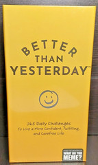 Better Than Yesterday Card Game Of 365 Daily Challenges 2022 Ages 16+ 1+Players
