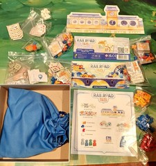 Railroad Tiles Game Horrible Guild + World Expansion + Promo (Kickstarter)