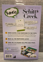 THINGS – Schitts Creek Edition Board Game – Play Monster – New Sealed