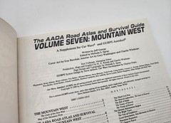 AADA Atlas & Survival Guide Vol 7: Mountain West – Car Wars Steve Jackson Games