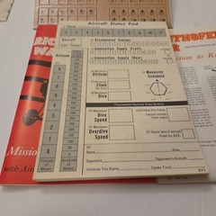 Richthofen’s War Avalon Hill Bookcase Game ~1972 Unpunched