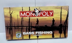 Monopoly Bass Fishing – Lakes Edition Board Game *See Description***