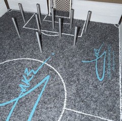 Binho Tabletop Soccer Skill Game Complete Set w/ Tournament Rules Age 12+ 2P