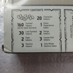 The Witcher Path of Destiny Core Game Acrylic Tokens New Sealed! FREE SHIPPING