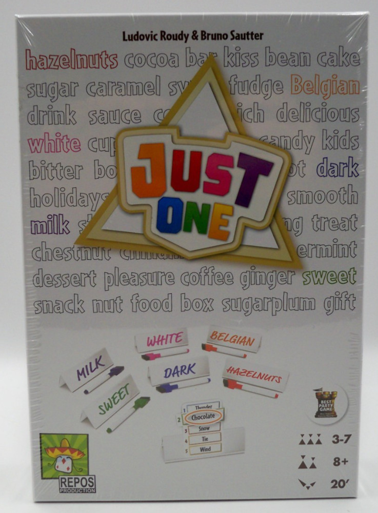 Just One Cooperative Party Board Game 2019 Repos Production NEW Factory Sealed