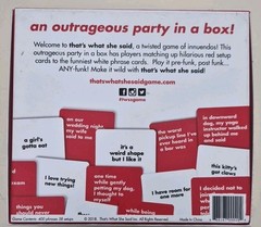 That’s What She Said – The Party Game of Twisted Innuendos