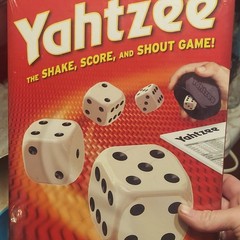 Yahtzee Dice Game Complete Set w/ Dice & Score Pad, 2+ Players, Ages 8-11