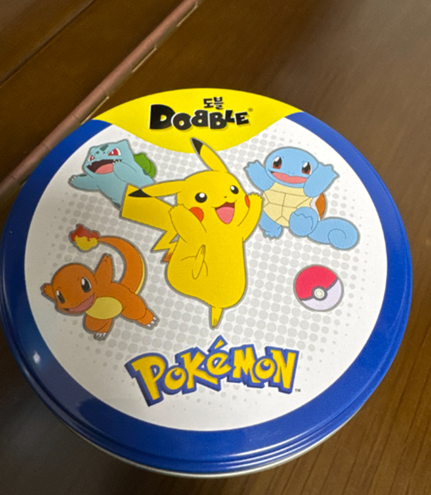 Dobble Pokemon Edition Spot It Card Korean Board Game Korean