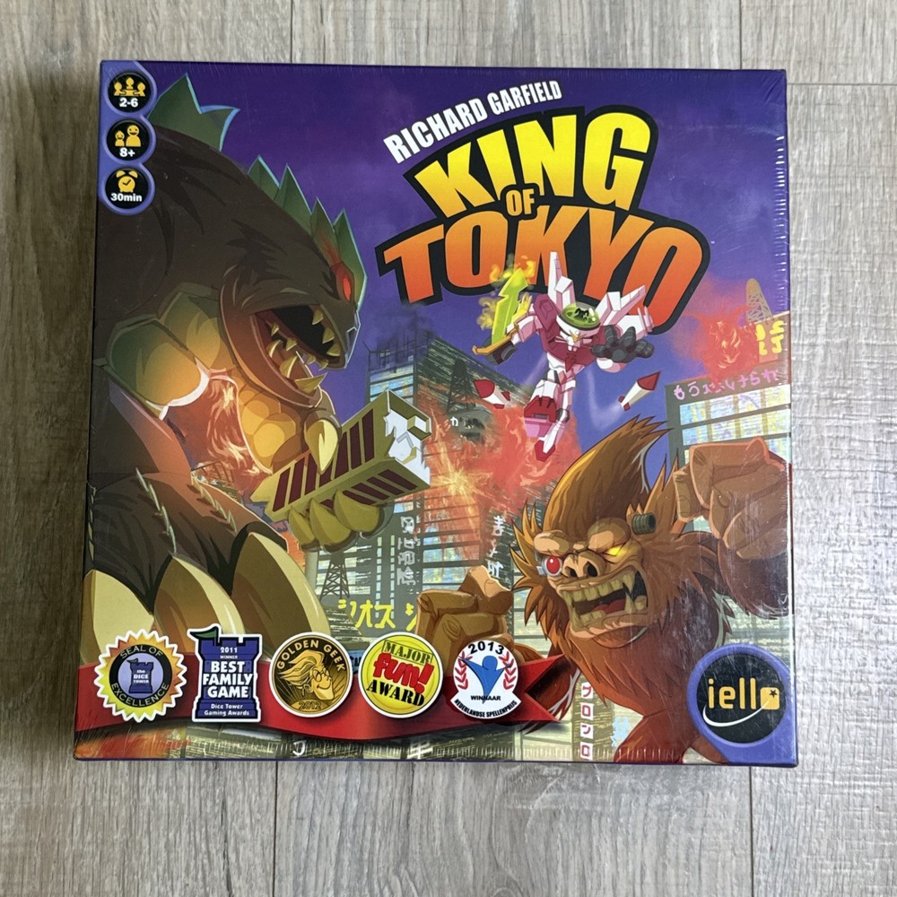 King of Tokyo Monster Board Game Richard Garfield 2014 iello Strategy New/Sealed