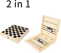 Fast Sling Puck Game – 2 in1 Chess Board and Desktop Battle Super Winner Game