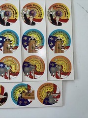 7x Unpunched U.S.A. Government POGS CAPS Lot Judicial Executive Legislative USA