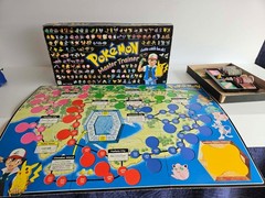 Pokémon Master Trainer 1999 Board Game MB Hasbro Nintendo Mostly Complete Vintag