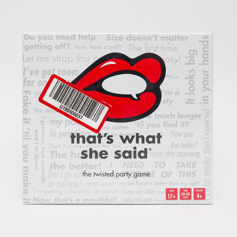 BRAND NEW That’s What She Said Party Card Game