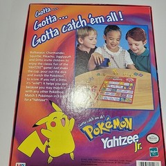 Pokemon Yahtzee Jr Vintage 1999 Milton Bradley Hasbro Nintendo Gotta Catch Em
