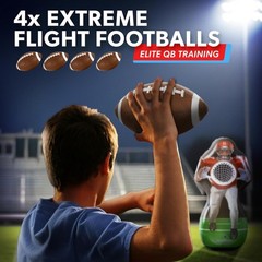 Inflataman Football Challenge: Inflatable Touchdown Toss Game for 1-4 Players