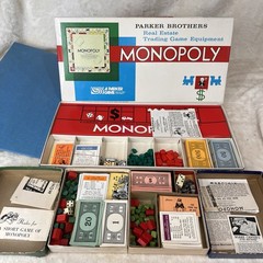 Vintage Monopoly Collection Lot 1930s Parker Bros Sets + 1970s Complete Game