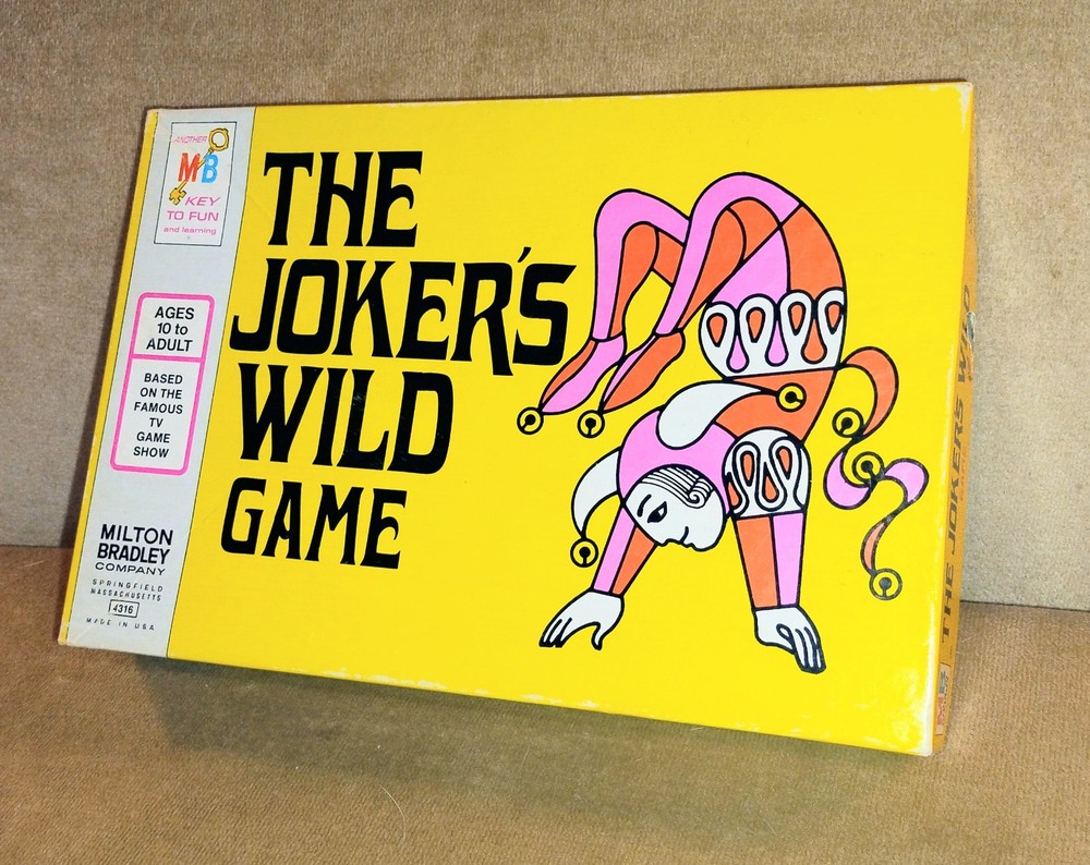 Vintage 1973 Milton Bradley The Jokers Wild Game #4316 Complete VGUC