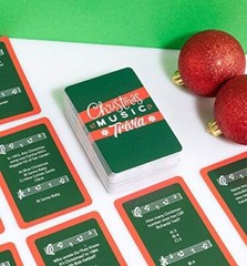 Gift Republic Christmas Music Trivia Card Game 100 Questions Family Party Quiz
