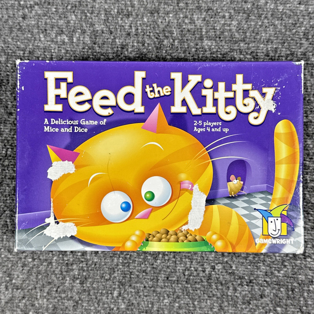 Feed the Kitty by Gamewright 2017 Wooden Complete Game