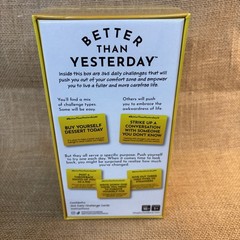 Better Than Yesterday 365 Daily Challenges Life Fullfilling Game NEW Sealed