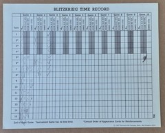 Blitzkrieg (1st Ed) Avalon Hill 1964, Punched, Complete, Bagged, Ready to Play!