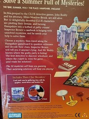 2005 CLUE Mysteries Decoding Detective Board Game New Sealed Box w/Outer Sleeve