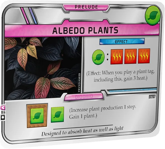 Terraforming Mars: Spring 2026 Prelude Promo Albedo Plants