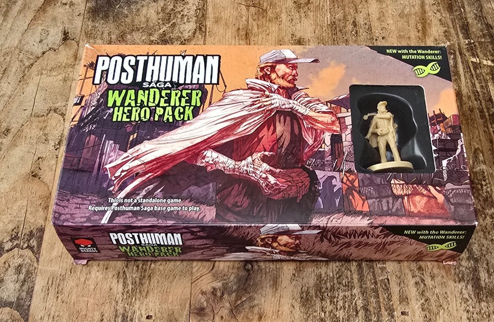 Posthuman Saga Wanderer Hero Pack Kickstarter Exclusive Expansion. USED. PARTIAL