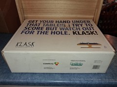 Klask Tabletop Board Game Magnetic Foosball Hockey Battle Family Party Denmark