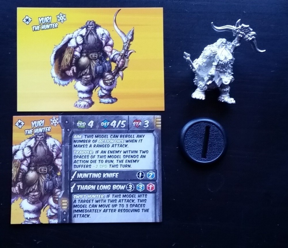 Riot Quest Wintertime Wasteland Yuri the hunter 28mm Privateer Press