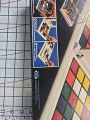 Rubik’s Race game original box by Ideal 1982 maker’s Rubik’s cube Great Shape