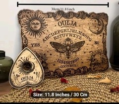 Vintage Style Wooden Ouija Board w/Planchette 30cm SMALL Spirit Board Halloween