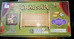Chausar Traditional Indian Board Game Complete Strategy Family Game Ages 8+