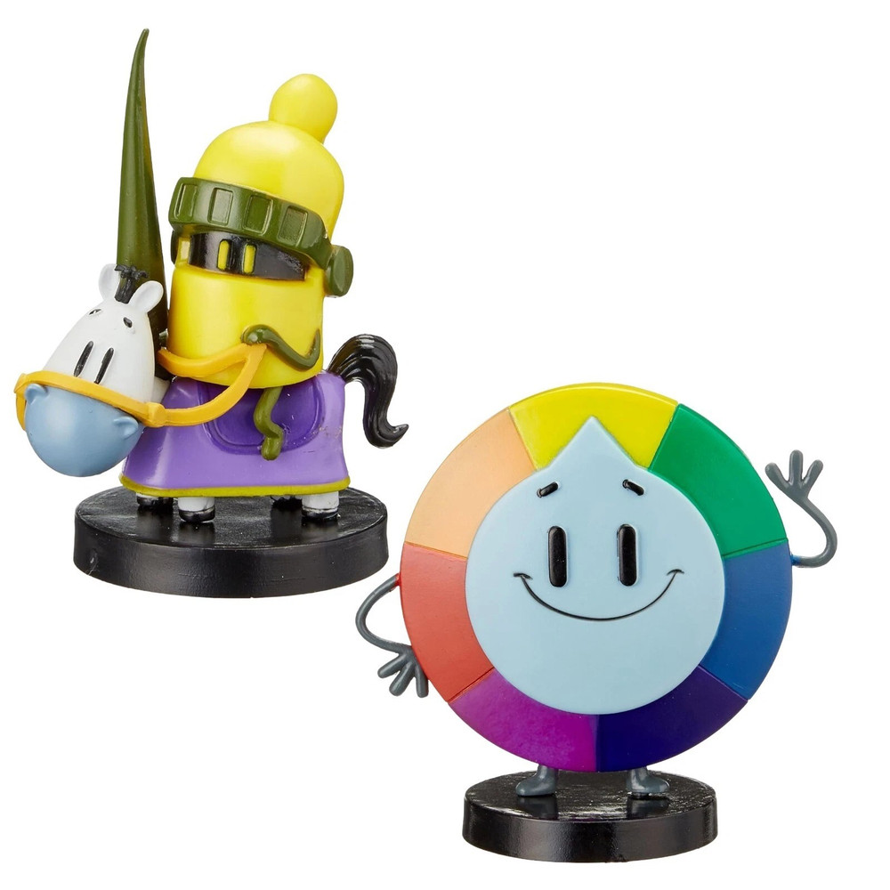 Trivia Board Game Figure Trivia Crack Willie Hector 3″ Plastic Figurines (2 Pk)
