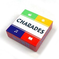 Mini 50 Card Charades Game Family Party Travel Camping Holiday Board Game