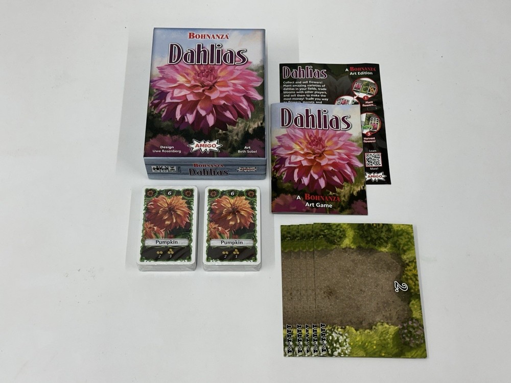 Amigo Bohnanza Dahlias Art Card Game – New Open Box