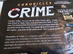 Chronicles of Crime Board Game By Lucky Duck Mystery