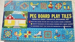 Halsam Peg Board Play Tiles-Set No. 21-Complete