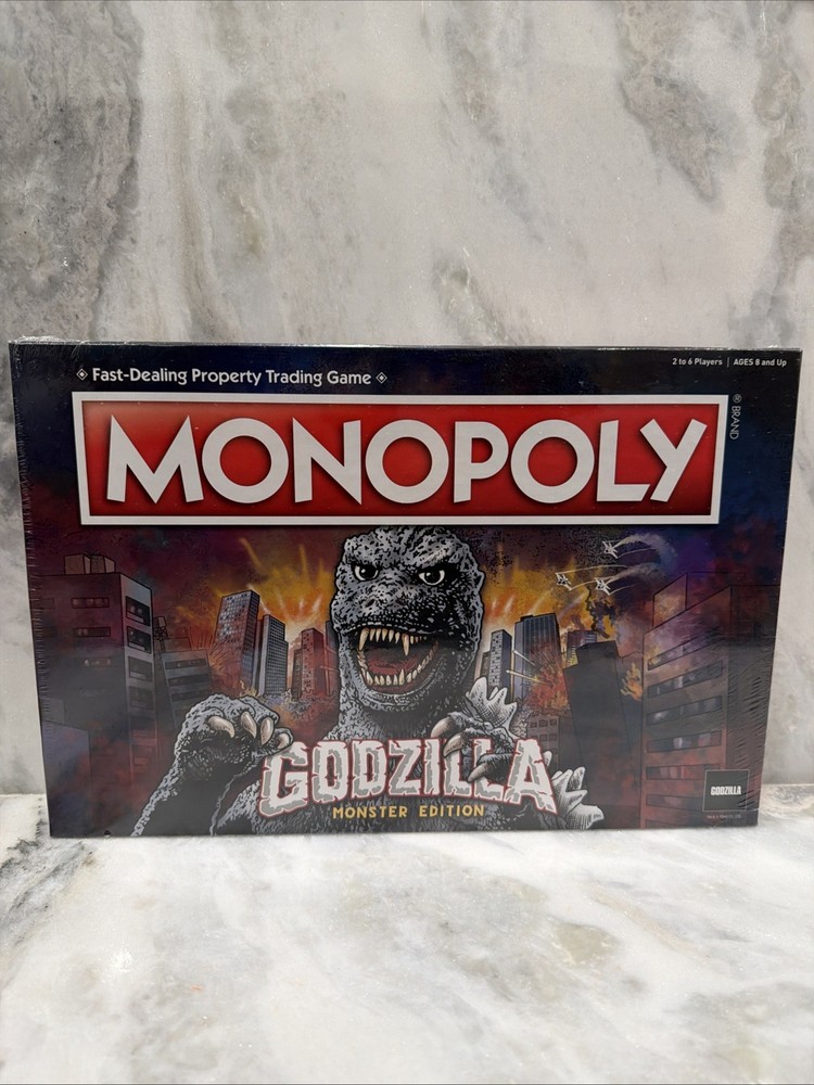 Monopoly Godzilla Monster 2020 Edition Board Game USAopoly Hasbro NEW