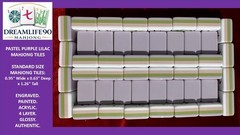 PASTEL PURPLE 4 Layer Acrylic Mahjong Tiles American Set 160 Tiles US SELLER!